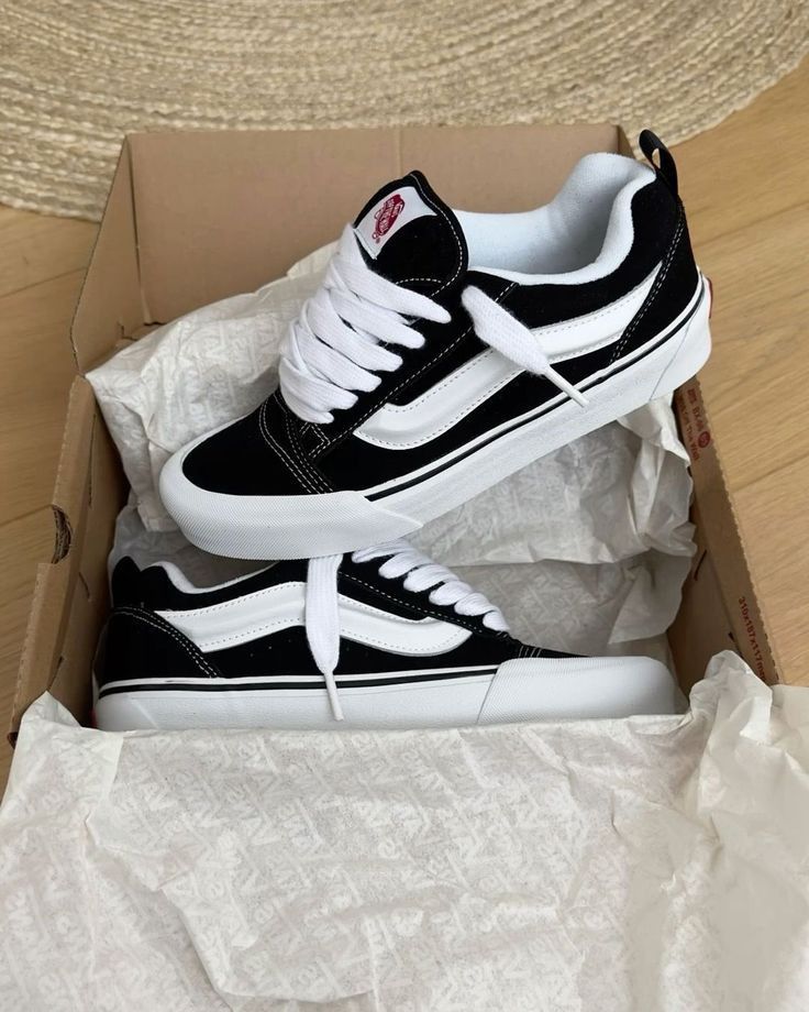 vans knu skool black