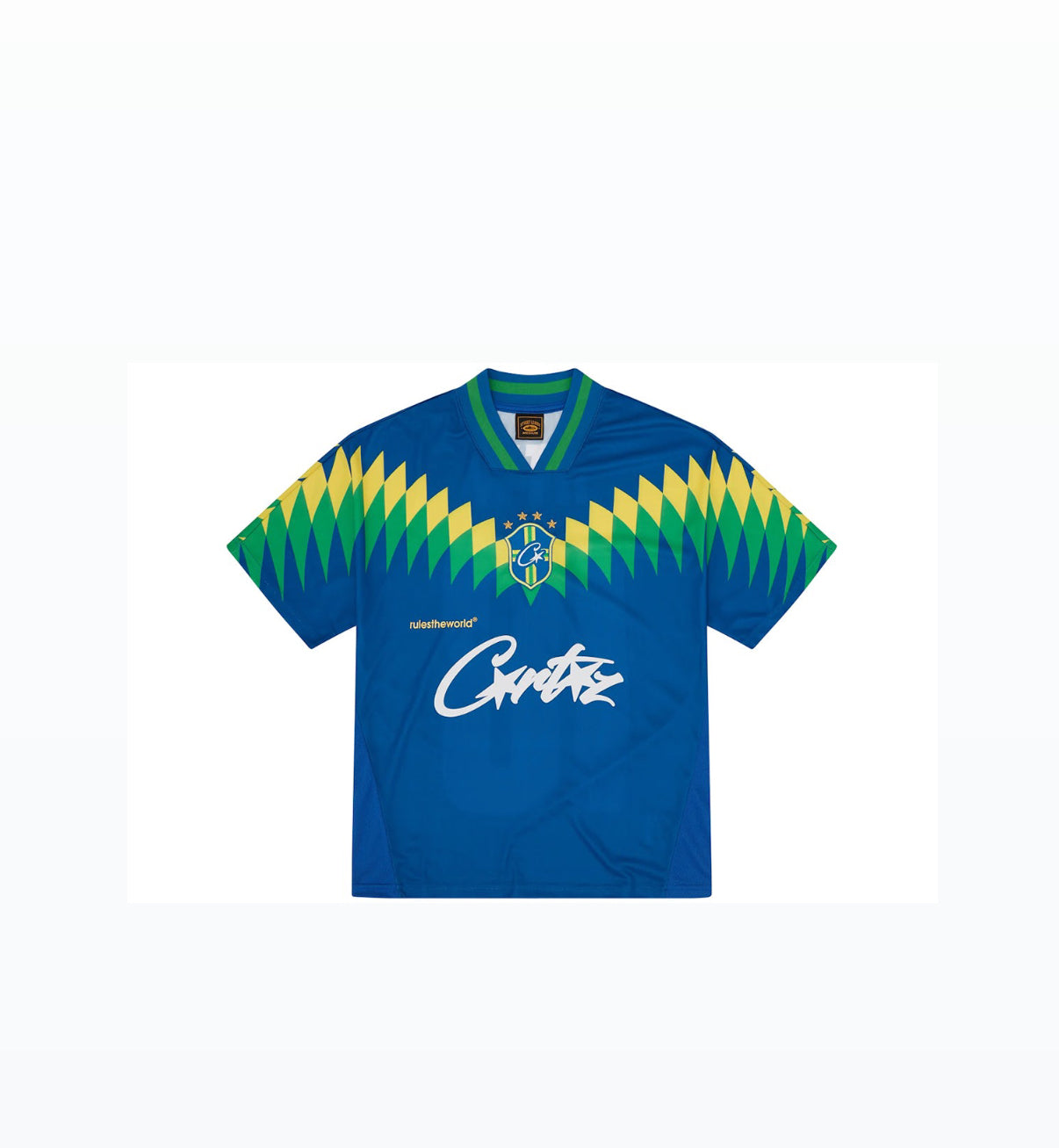 T-shirt Corteiz Bleu Brasil