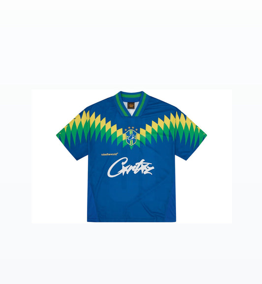 T-shirt Corteiz Bleu Brasil