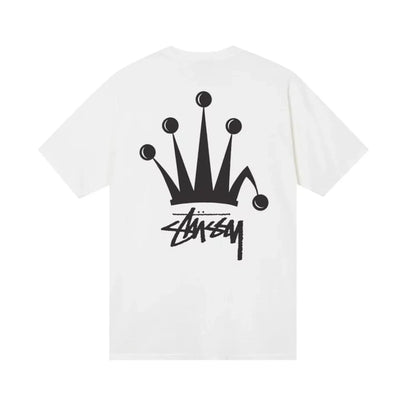 Stüssy Basic T-shirt White Crown