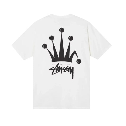 Stüssy Basic T-shirt White Crown