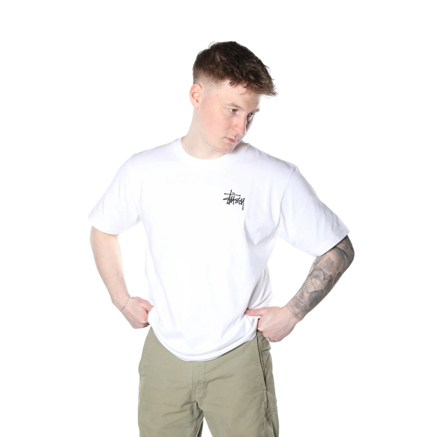 Stüssy Basic T-shirt White