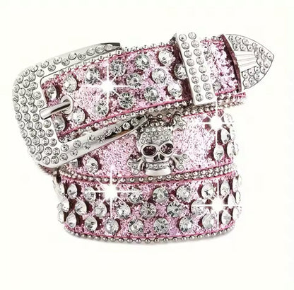 Ceinture y2k type diamants