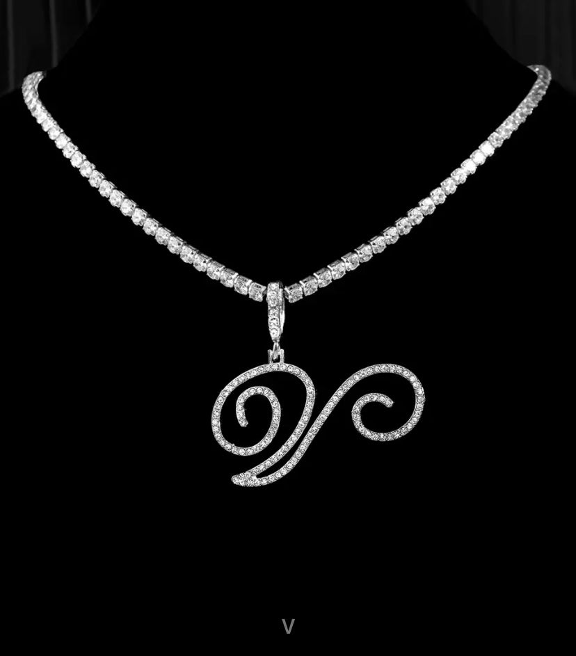 Collier Pendentif Lettre 💎