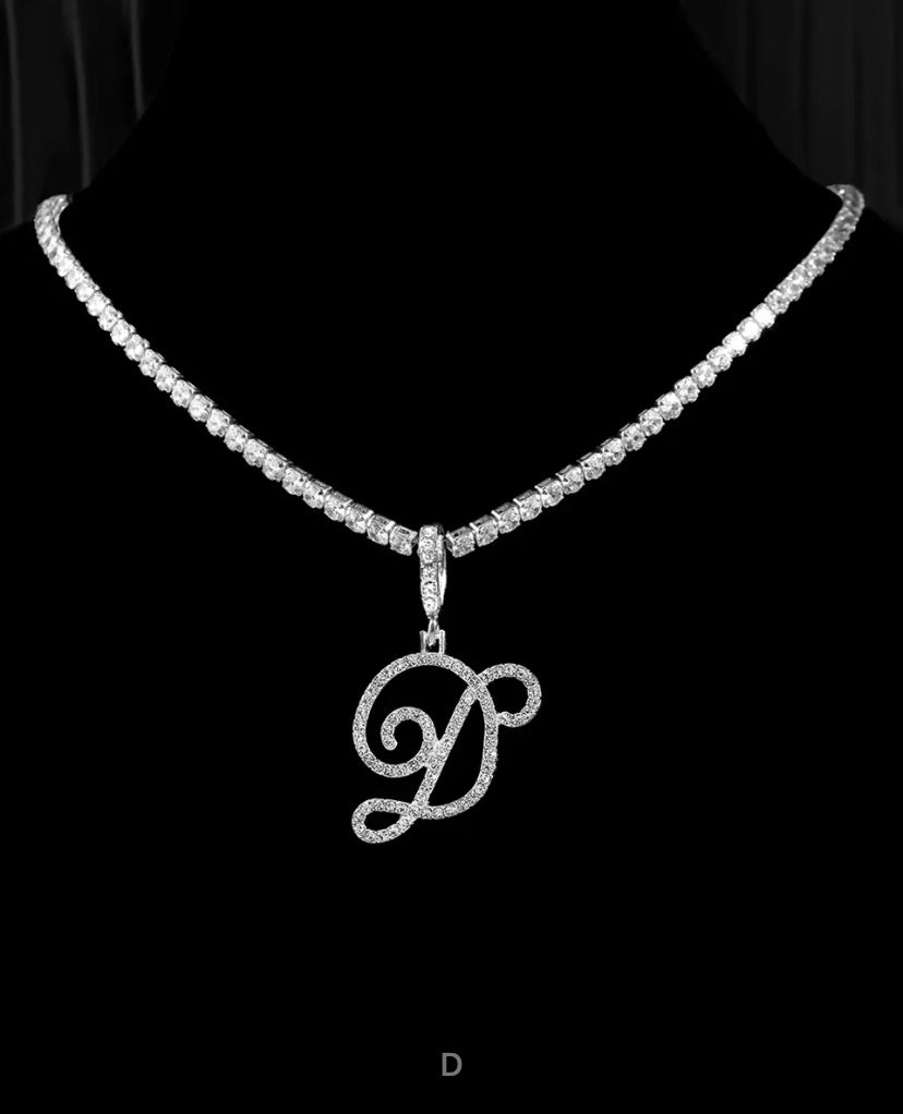 Collier Pendentif Lettre 💎