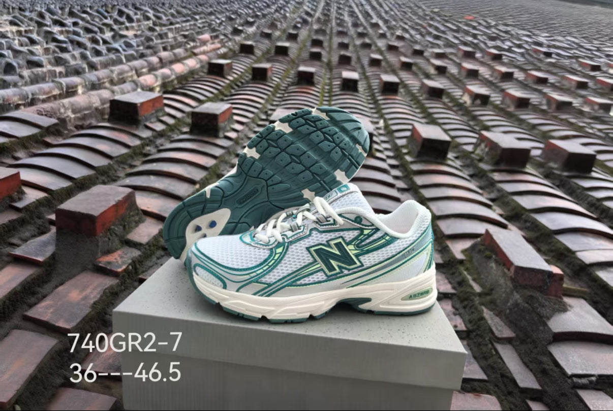 New Balance 740 Green Three