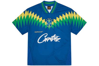 T-shirt Corteiz Bleu Brasil