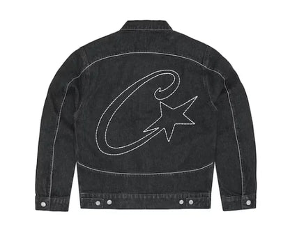 Corteiz C-Star Denim Jeans Noir Ensemble